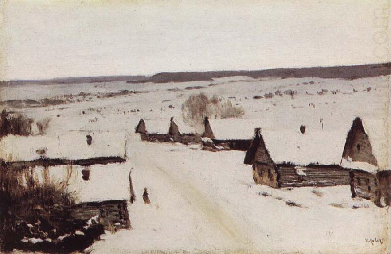 Dore winter, Levitan, Isaak